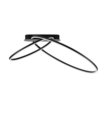 Luces Exclusivas lampa sufitowa Comarapa LED ściemnialna 42W 1923lm 3000K IP20 czarna LE44670