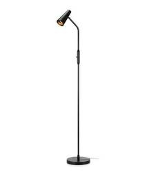 Markslojd lampa podłogowa Crest GU10 czarna 145cm 108206