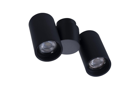 Azzardo plafon techniczny Makalu 2 2xGU10 czarny AZ4212