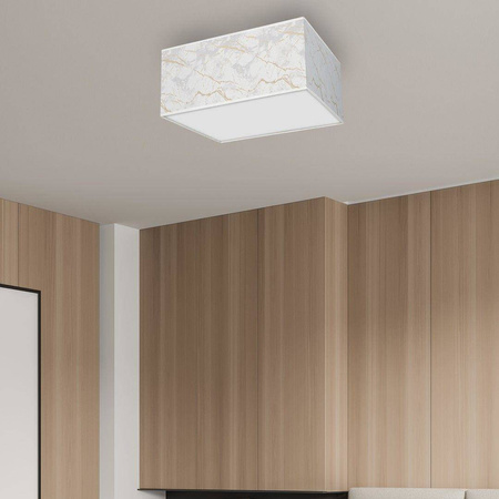 Milagro plafon Senso 2xE27 biało/złoty MLP7303