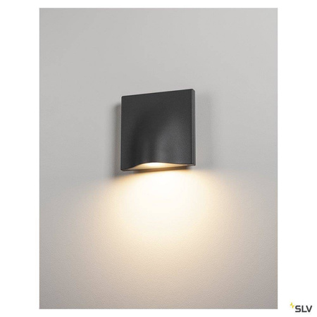 SLV kinkiet zewnętrzny LED Vilua 16W 810lm 3000K antracytowy IP54 1002504