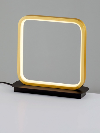 Luces Exclusivas lampa stołowa LED Chulumani ściemnialna 13W 563lm 3200K IP20 czarno/złota LE44823