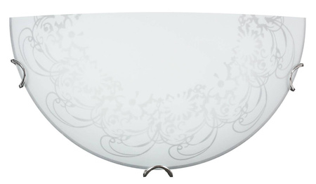 Candellux kinkiet Pasja E27 biały/chrom 11-20911