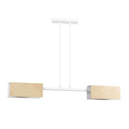 Emibig lampa wisząca Zaper 2 biała 2xE27 617/2 