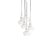 Azzardo lampa wisząca Tasos 5xE14 biała AZ0261