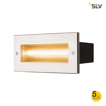 SLV oprawa ścienna zewnętrzna LED Brick 11W 950lm 3000K stalowa IP65 233650