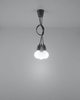 Sollux lampa wisząca Diego 3 E27 szara SL.0576