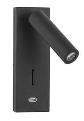 Luces Exclusivas kinkiet (reflektorek) LED Zarzal 3W 210lm 3000K czarny LE42225