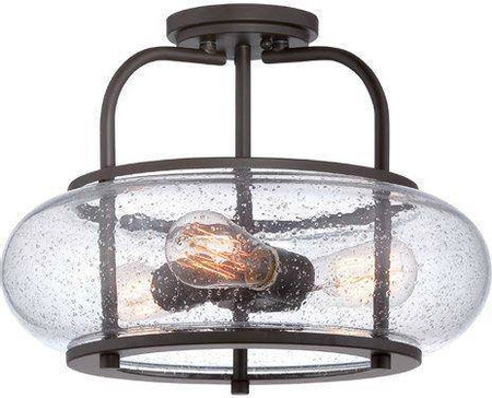 Elstead plafon Trilogy 3xE27 brązowy QZ-TRILOGY-SF-M