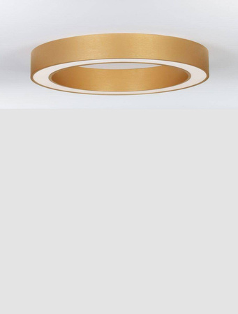 Luces Exclusivas plafon LED Claro 50W 1400lm 3000/4000K złoty Ø60cm LE42686