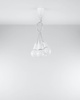 Sollux lampa wisząca Diego 5 5xE27 biała SL.0571