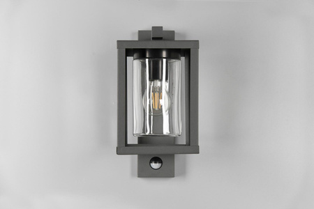 Trio kinkiet zewnętrzny z czujnikiem ruchu Lunga E27 antracytowy IP44 212069142