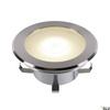 SLV oczko chodnikowe LED Dasar 7W 520lm 3000K stalowe Ø12cm IP67/IP65 1006106