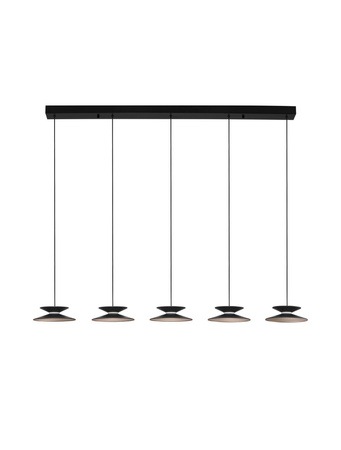 Luces Exclusivas lampa wisząca LED Guanay ściemnialna 24W 771lm 3000K IP20 czarno/złota LE44744