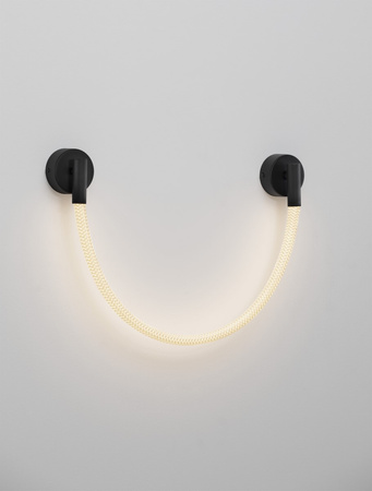 Luces Exclusivas kinkiet LED Cura 7W 683lm 3000K IP20 czarny LE44258