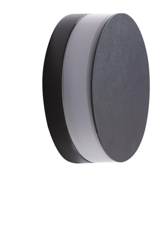Azzardo kinkiet zewnętrzny LED Enok Round Wall 9W 3000K szary IP65 AZ4460