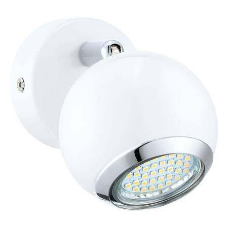 Eglo kinkiet LED (reflektorek) Bimeda 3W 240lm 3000K biały/chrom 31001
