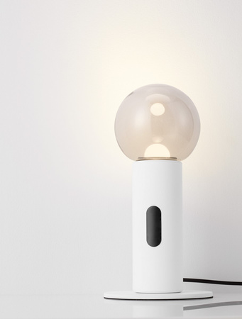 Luces Exclusivas lampa stołowa LED Barbara ściemnialna Ø 15 cm 11W 797lm 3000K IP20 wys. 30 cm biała LE44552