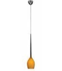 Azzardo lampa wisząca Izza E14 bursztynowa Ø13cm AZ1078