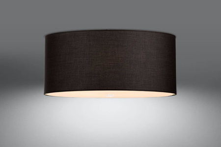 Sollux plafon Otto 70 6xE27 czarny SL.0794