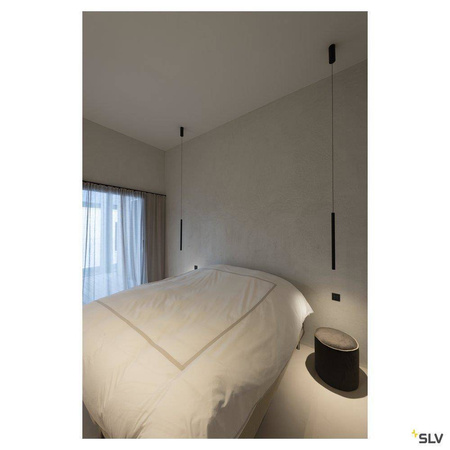 SLV lampa wisząca LED Helia 30 10W 500lm 3000K czarna 152360