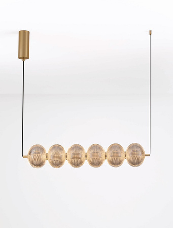 Luces Exclusivas lampa wisząca LED Tipuani ściemnialna 34W 2911lm 3000K IP20 złota LE44625