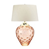 Quintiesse lampka biurkowa Samara 2xE27 + GU10 szaro/pomarańczowy Ø51cm QN-SAMARA-TL-LRG-SLM