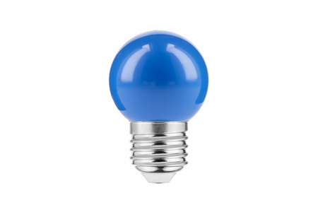 GTV żarówka LED E27 1W 50lm niebieska LD-B45C01W-BL