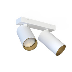 Nowodvorski kinkiet (reflektorki) Mono 2xGU10 biało/złoty 7774