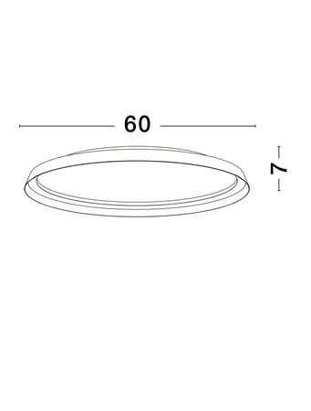 Luces Exclusivas lampa sufitowa LED Batallas ściemnialna Ø 60 cm 48W 3361lm 2700-4000K IP20 biała LE44790