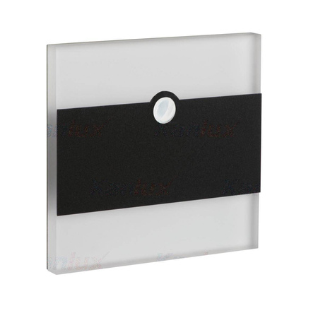 Kanlux oczko ścienne schodowe z czujnikiem ruchu LEDTerra 0,8W 14lm 4000K czarne 29860