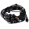 Kanlux girlanda GRL 15xE27 15m czarna IP44 35758
