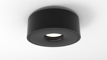 Mistic Lighting plafon łazienkowy Roll 10W 900lm 4000K 48° DIM (ściemnialny) czarny IP54 MSTC-05410973