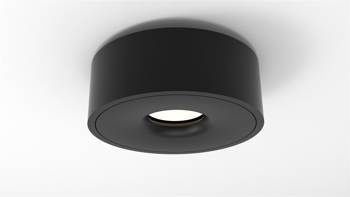 Mistic Lighting plafon łazienkowy Roll 10W 850lm 3000K 48° DIM (ściemnialny) czarny IP54 MSTC-05410971