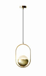 Auhilon lampa wisząca Vogue E27 złota P1968-1L