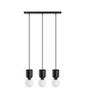 Ummo lampa wisząca potrójna Luoti 3L 3xG9 czarna LUL322P0