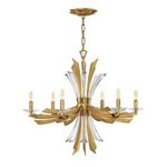 Quintiesse lampa wisząca Vida 6xE14 złota QN-VIDA6