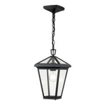 Quintiesse lampa wisząca zewnętrzna Alford Place E27 czarna IP44 QN-ALFORD-PLACE8-S-MB