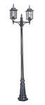 Elstead latarnia 2xE27 czarno/srebrna 228,5cm IP43 WX8