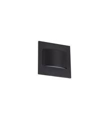 Kanlux oczko ścienne schodowe LED Erinus 1,5W 30lm 3000K czarne 33336