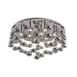 Azzardo plafon Luvia D80 10xGU10 chrom Ø80cm AZ2571