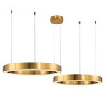 Step Into Design Circle 2in1 lampa wisząca LED 72W 6840lm 3000K mosiężna ST-8848-60+80 brass