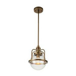 Quintiesse lampa wisząca Triocent E27 mosiężna IP44 QN-TRIOCENT-P-NBR