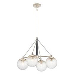 Quintiesse lampa wisząca Marilyn 4xE27 nikiel QN-MARILYN4