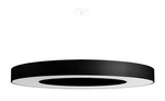 Sollux lampa wisząca Saturno Slim 90 8xE27 czarna SL.0798