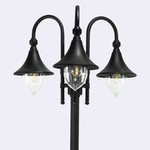 Norlys latarnia Florence 3xE27 czarna 256cm IP54 830BL