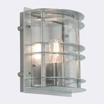 Norlys kinkiet zewnętrzny Stockholm E27 ocynk/przezroczysty IP54 226GA