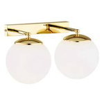 Argon kinkiet Satelite plus 2xE27 biało/mosiężny 1052