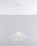 Sollux lampa wisząca Umberto E27 biała SL.0293