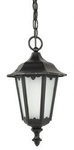 Su-ma lampa wisząca zewnętrzna Retro Midi E27 czarna/patyna IP43 K 1018/1/M